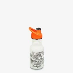 Klean Kanteen Classic Narrow Kinder Drinkfles Met Sippydop 355 Ml Beige