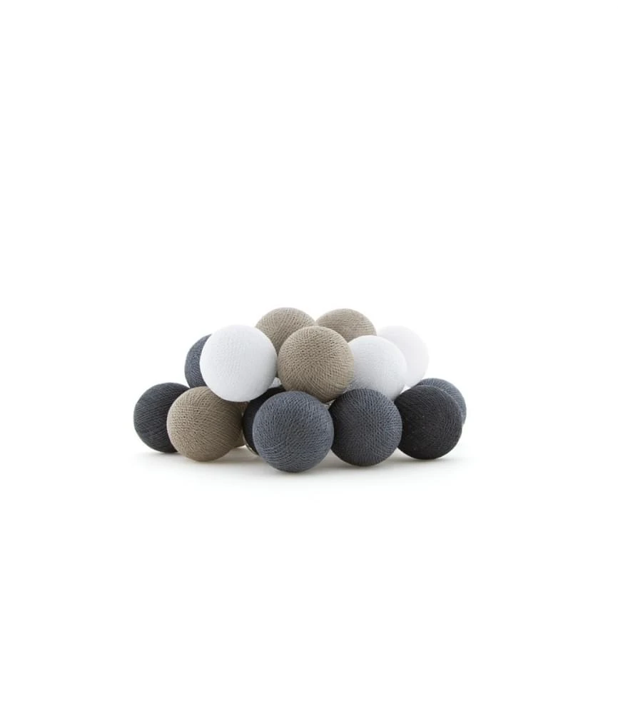 Cotton Ball Lights Outdoor Glamping Starter Kit Grijs 1 Cotton Ball Lights Outdoor Glamping Starter Kit Grijs