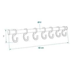 ProPlus Kapstok Compact 5-haaks 6 ProPlus Kapstok Compact 5-haaks -Klean Kanteen Winkel 87687 proplus kapstok compact 5 haaks