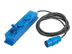 Gimeg Elektra CEE 3-weg Stekkerdoos 20 Meter