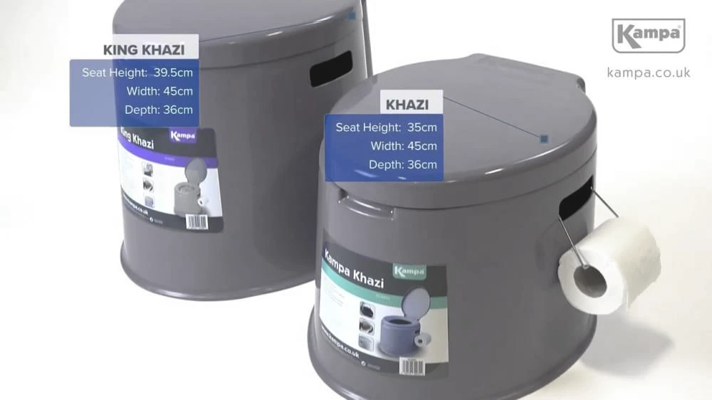 Kampa Khazi Portable Toilet 2 Kampa Khazi Portable Toilet - Afbeelding 2