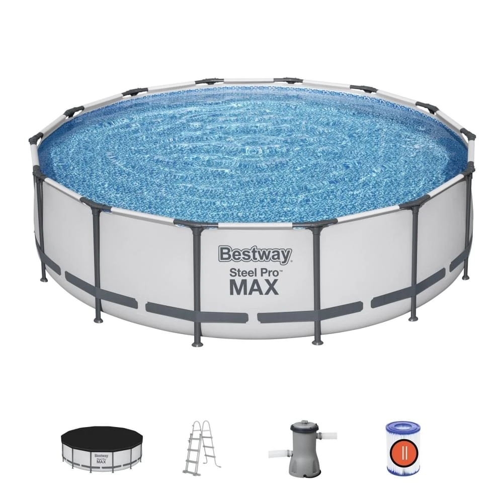 Bestway Zwembad Steel Pro Max Set Rond 427 2 Bestway Zwembad Steel Pro Max Set Rond 427 - Afbeelding 2
