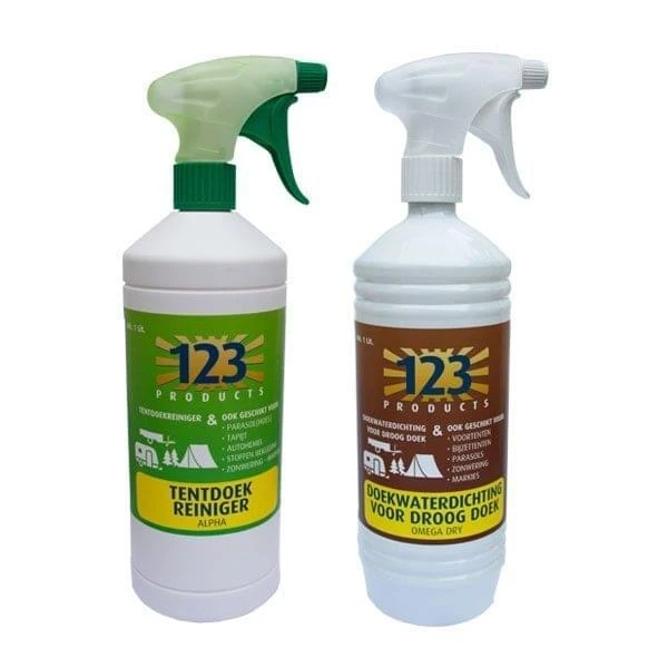 123 Pakket Alpha Dry Reiniger & Impregneer 1 123 Pakket Alpha Dry Reiniger & Impregneer